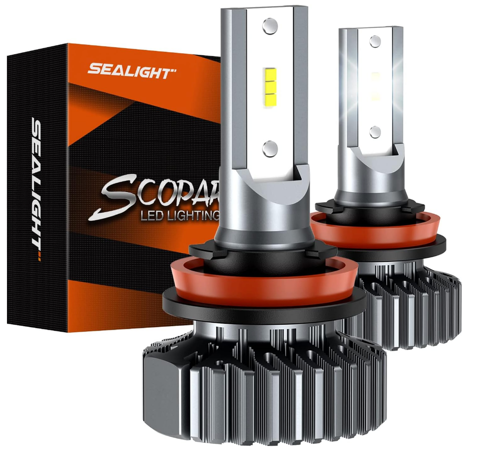 Lot de 2 ampoules de phare \u00e0 DEL.