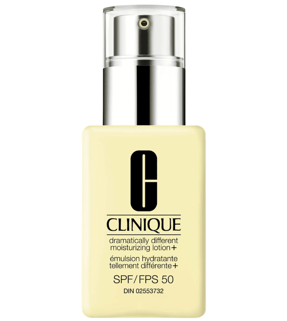 Lotion hydratante pour le visage avec FPS 50 Dramatically Different de Clinique vendue au Sephora.