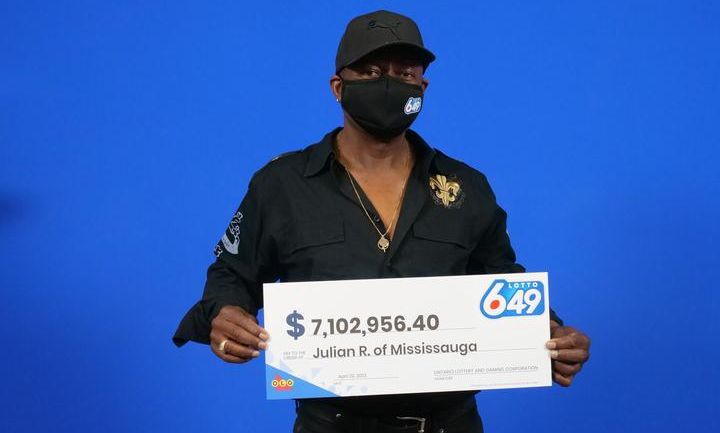 Lottery winner Julian Richards.