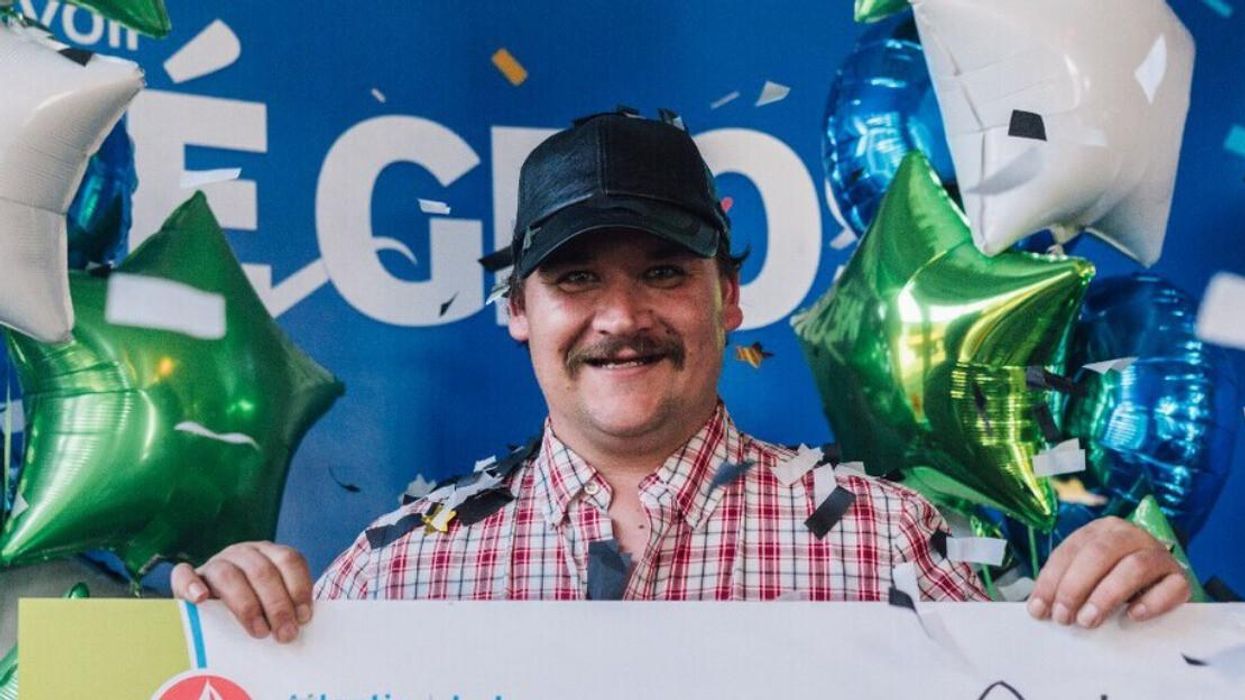 Lottery winner Roger Clarke.