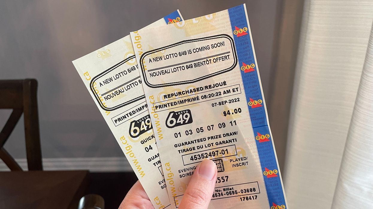 Lotto 6/49 tickets that say, "A new Lotto 6/49 is coming soon!"
