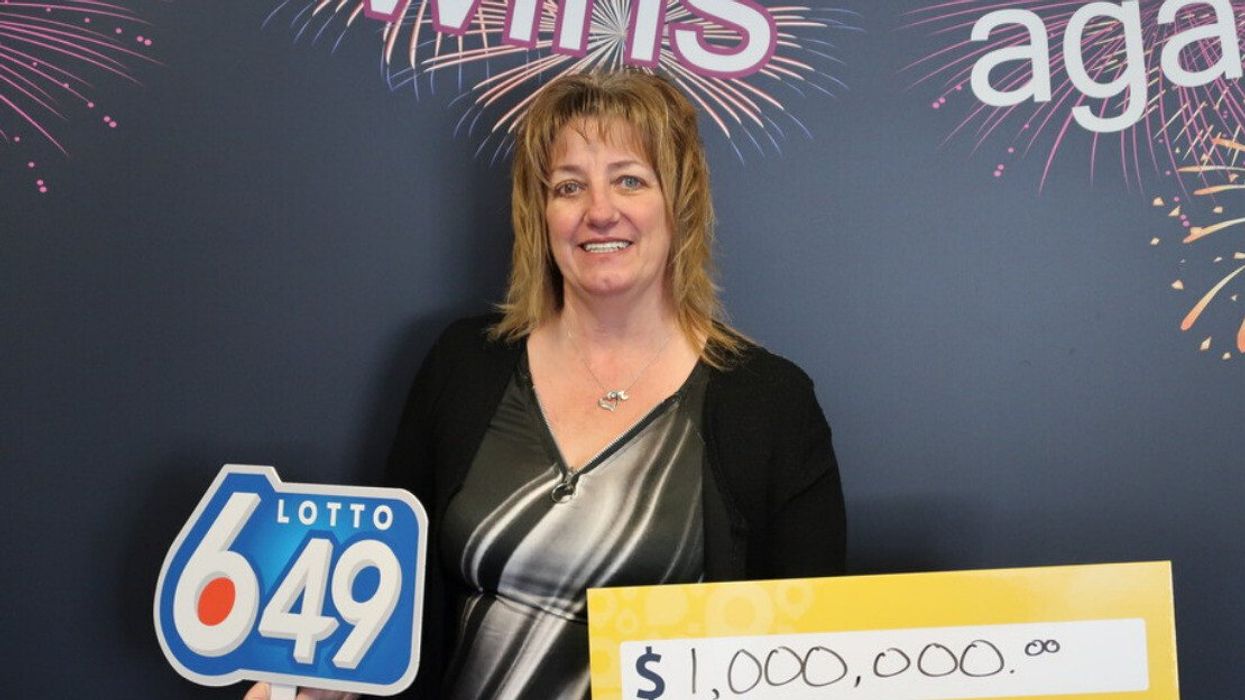 Lotto 6/49 winner Juanita Reber.