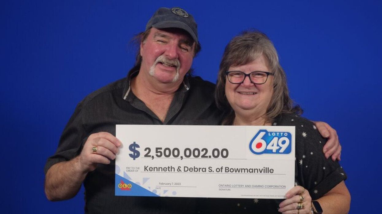Lotto 6/49 winners Ken and Debby