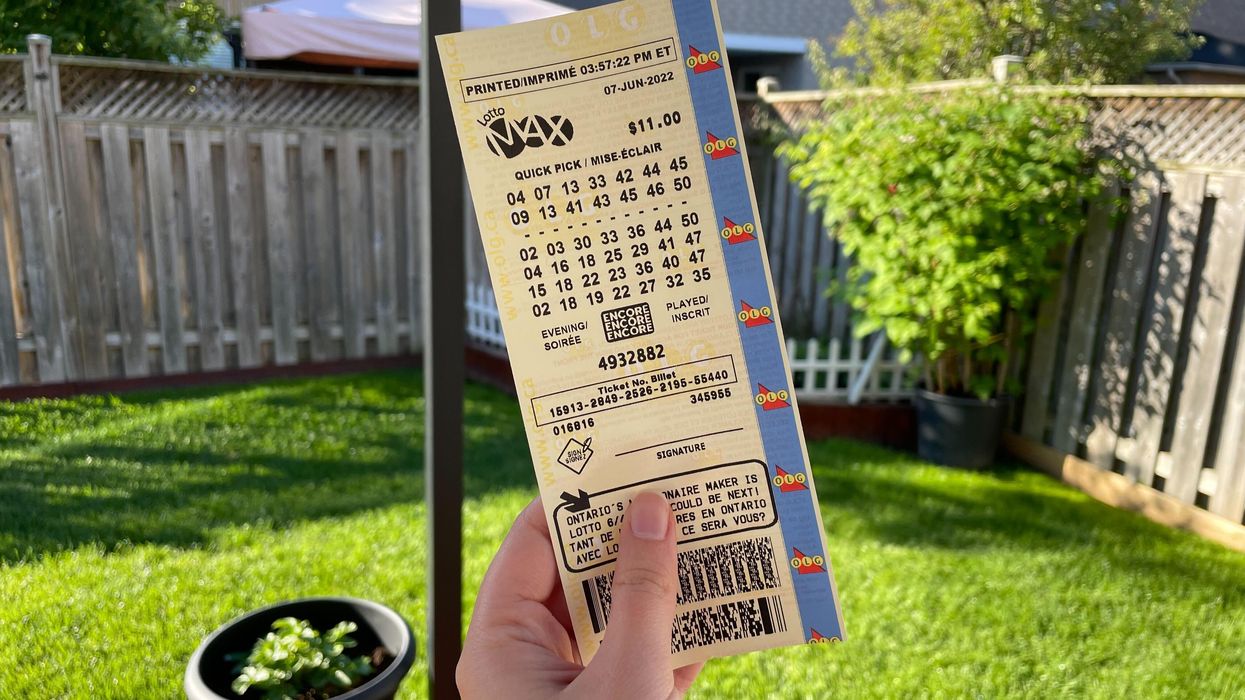 Lotto Max ticket for the Tuesday, June 7 draw.