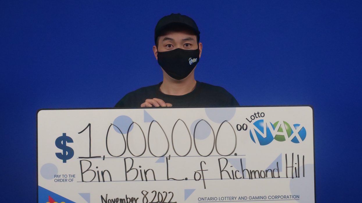 Lotto Max winner Bin Bin Liu