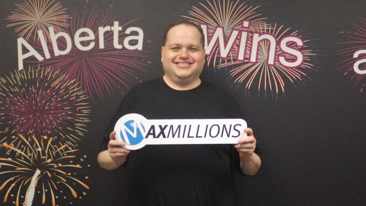 Lotto Max winner Blaine Prangnell.