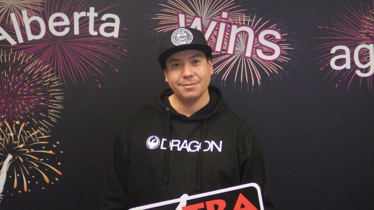 Lotto Max winner Bobby-Joe Etienne.