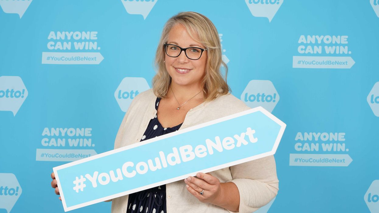 Lotto Max winner Danielle Warren.