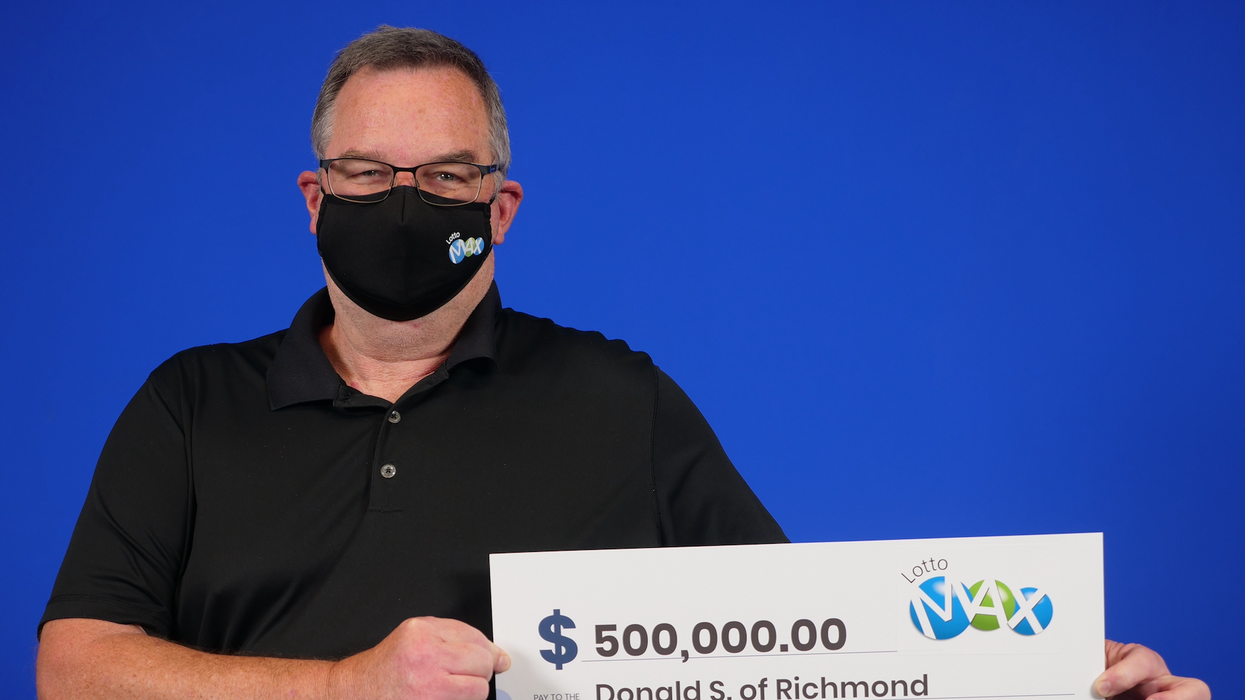 Lotto Max winner, Donald Siurna.