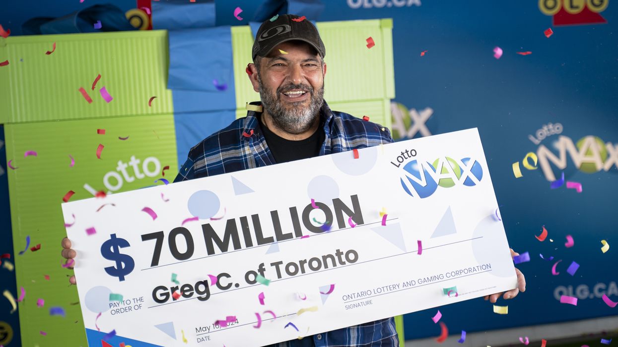 Lotto Max winner Gregory Chialtas