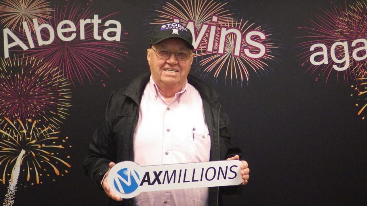 Lotto Max winner Jonathan Lloyd.
