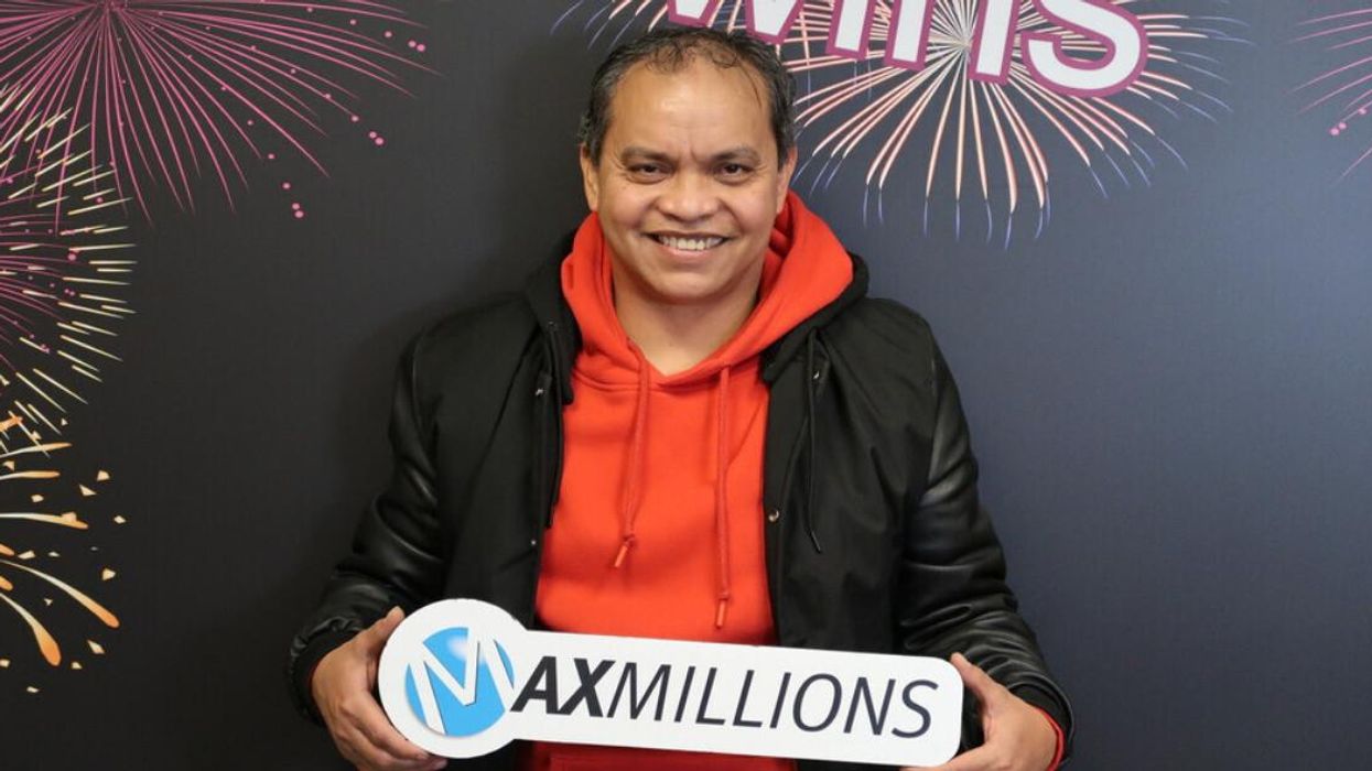 Lotto Max winner Lorniel Velez.