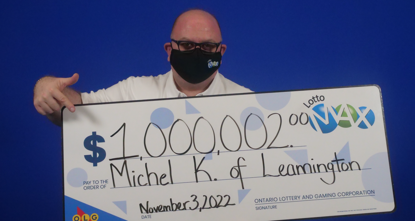 Lotto Max winner Michel Kassas