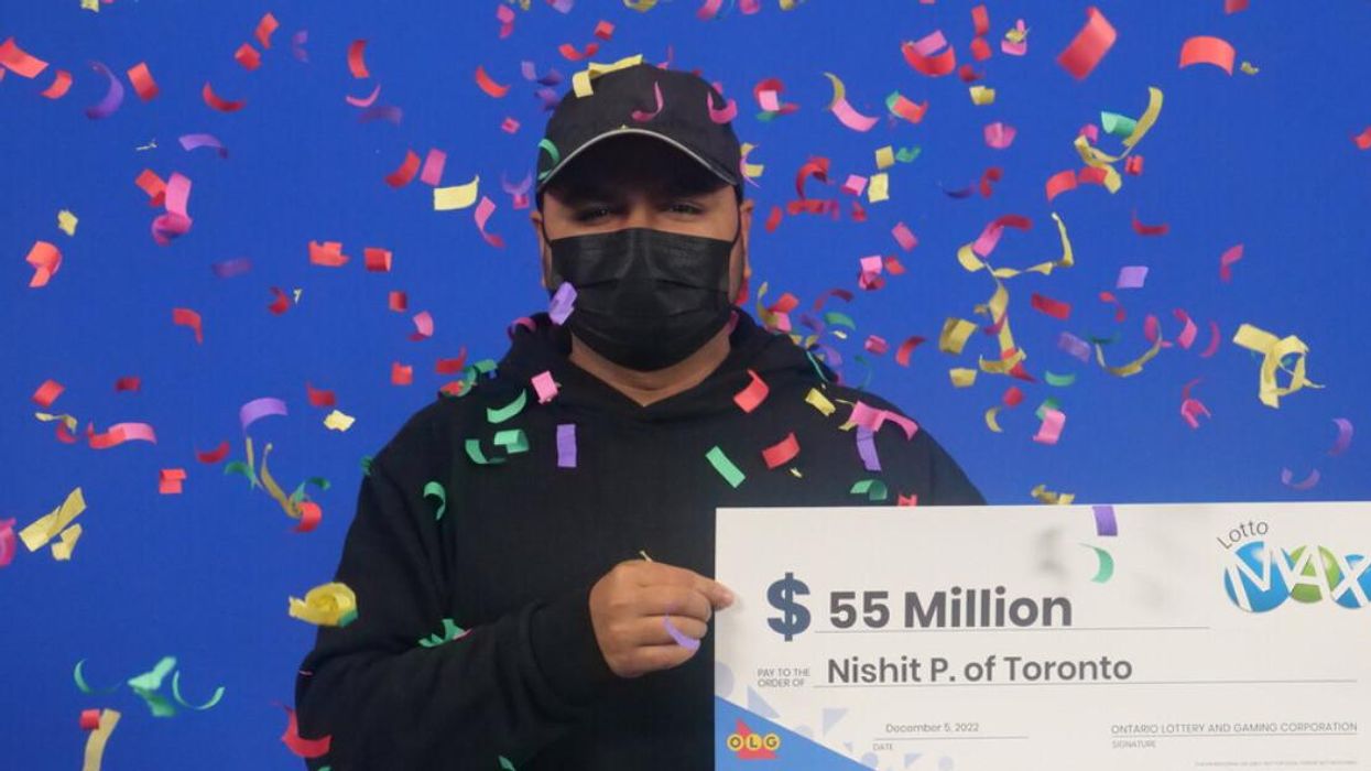 Lotto Max winner, Nishit Parikh.