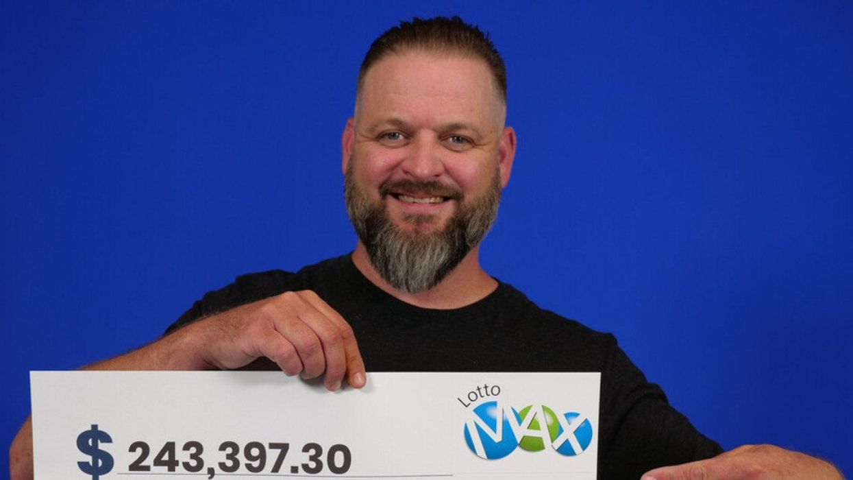 Lotto Max Winner, Steven Tripp.