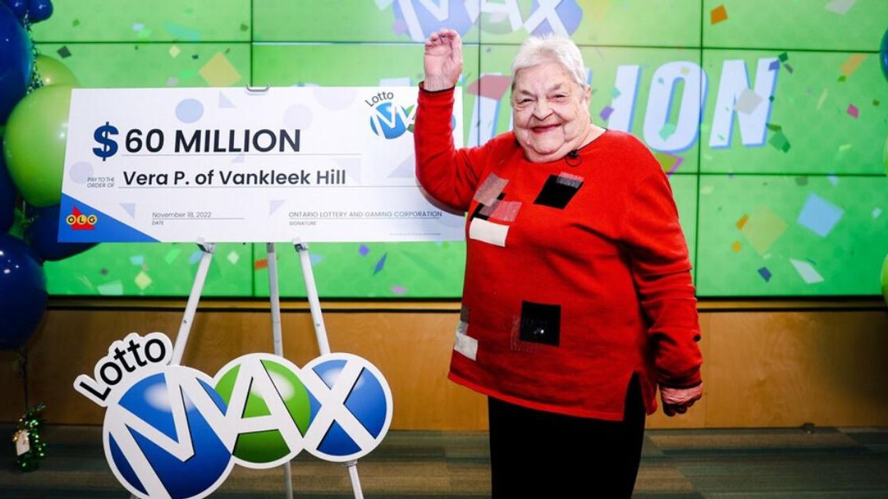 Lotto Max winner Vera Page