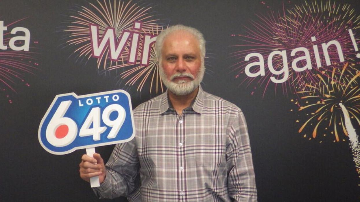 Lotto winner Pritpal Chahal.