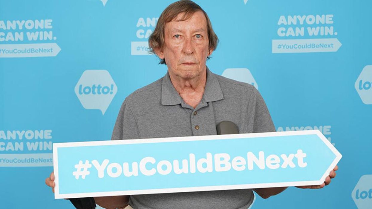 Lotto winner Richard Aubertin.