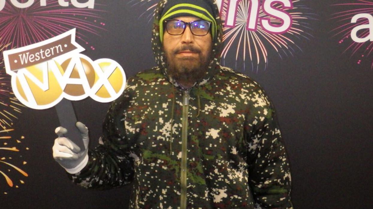 Lotto winner Semy Raja.