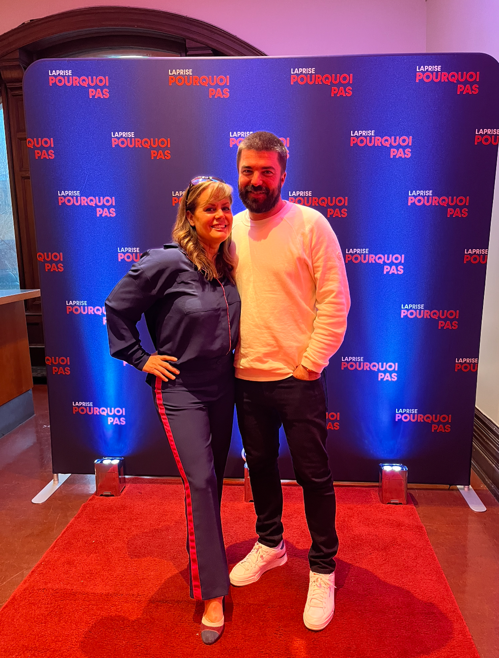 Louis-Fran\u00e7ois Marcotte et son amoureuse Patricia Paquin.