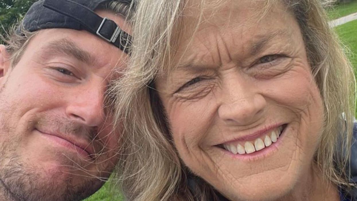 Love Is Blind star Shayne Jansen and his mom, Karen.