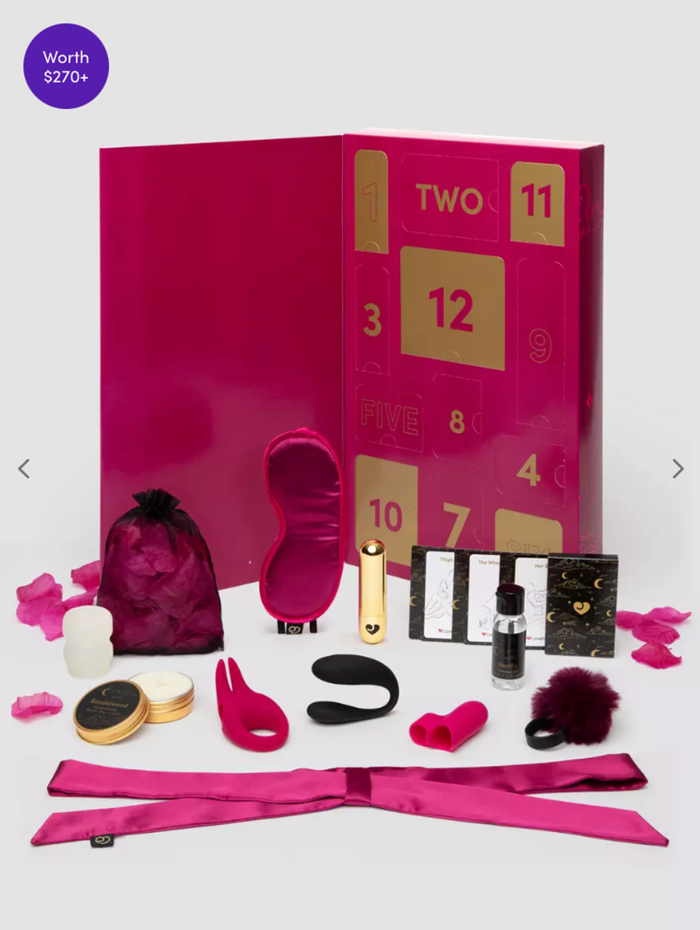Lovehoney X We-Vibe Sweet Seduction Couple\u2019s Sex Toy Advent Calendar
