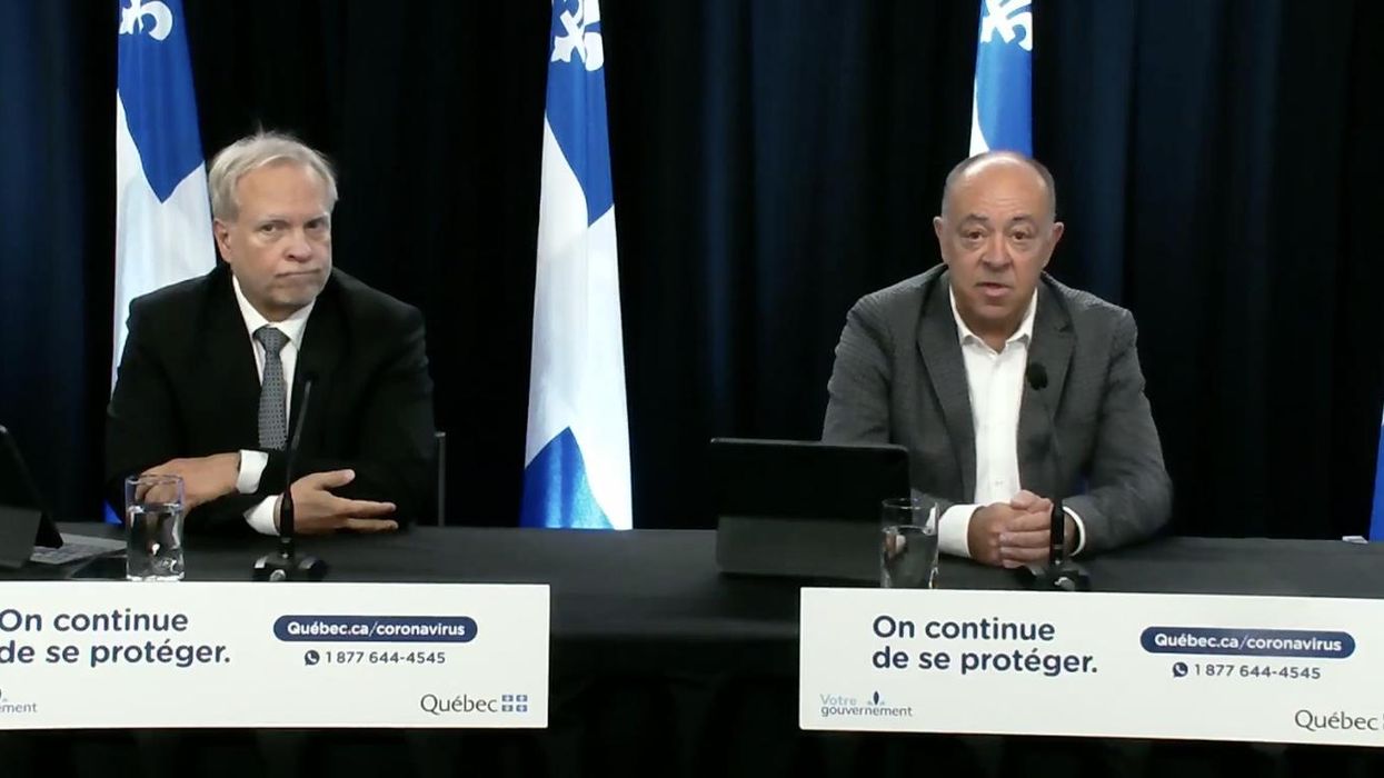 Luc Boileau et Christian Dubé.