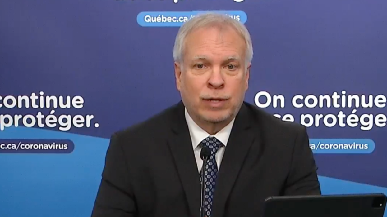Luc Boileau, le directeur national de santé publique.