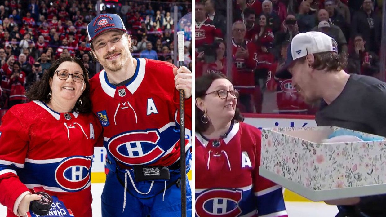 Lucie Lachance et Brendan Gallagher.