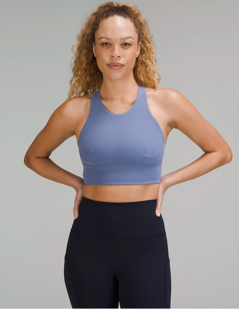 Lululemon's Wunder Train Longline BraMedium Support, C/D Cup.