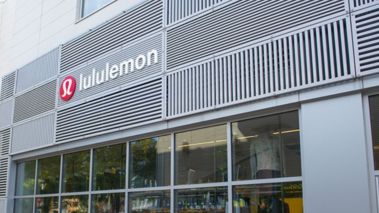 Lululemon storefront.