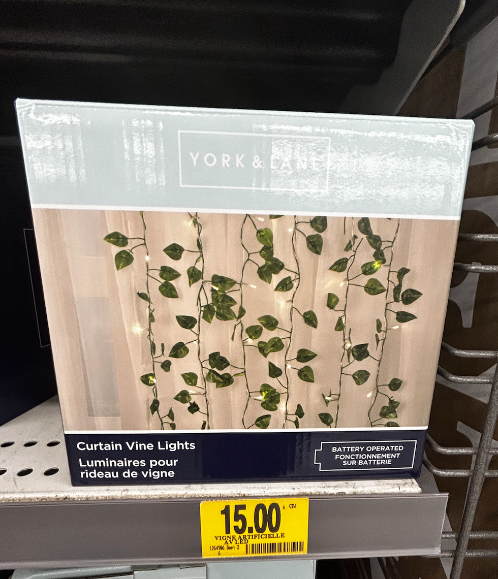 Luminaire en vigne pour rideau \u00e0 vendre au Tigre G\u00e9ant.