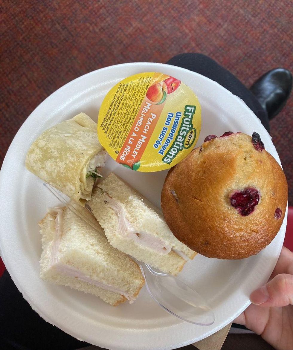 Lunch offert par le personnel.