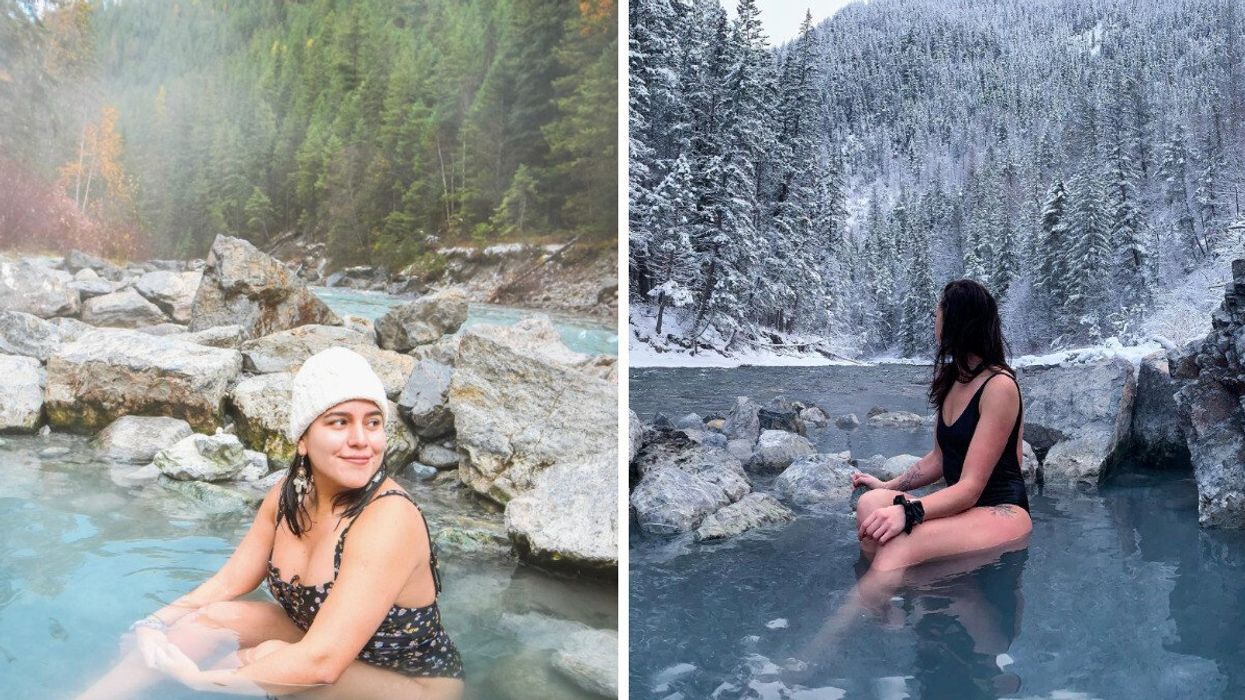 Lussier Hot Springs in BC..