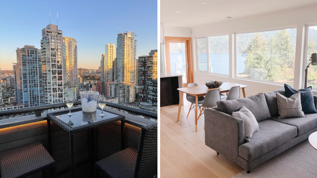 Luxury Sub-Penthouse. Right: Waterfront Retreat.
