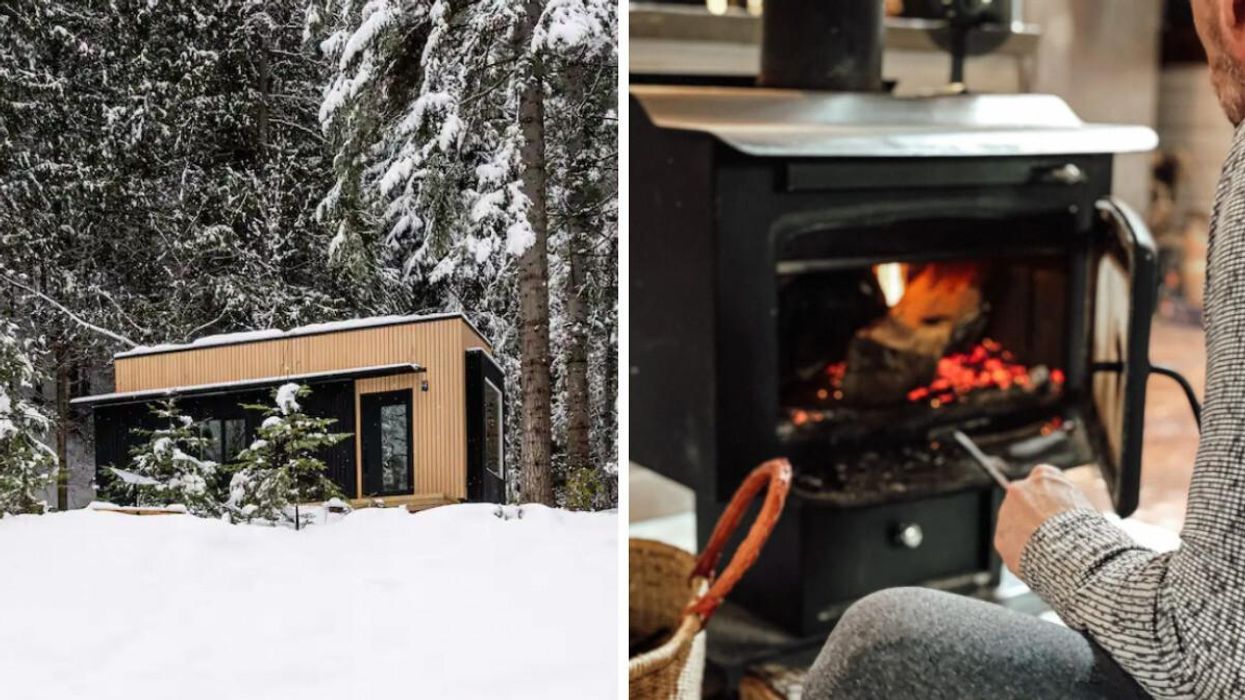 Luxury Tiny House Get-Away. Right: The Nook.
