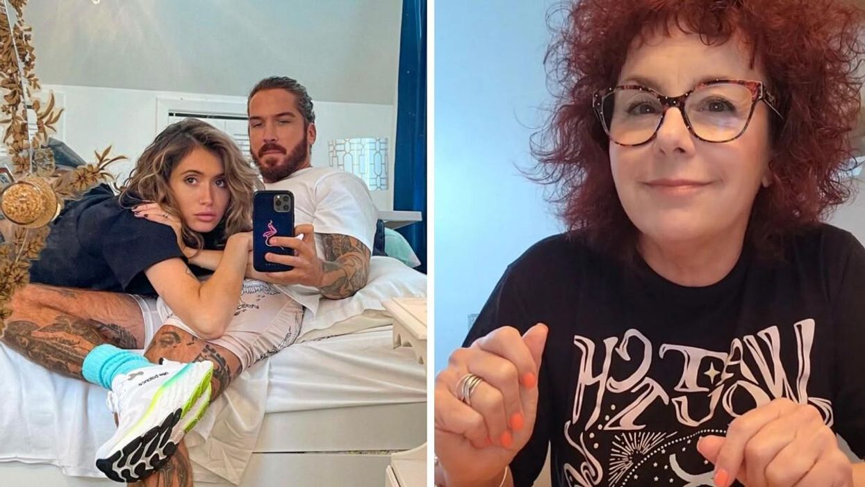 Lysandre Nadeau et Claude Bégin. Droite : Mademoiselle Lili.