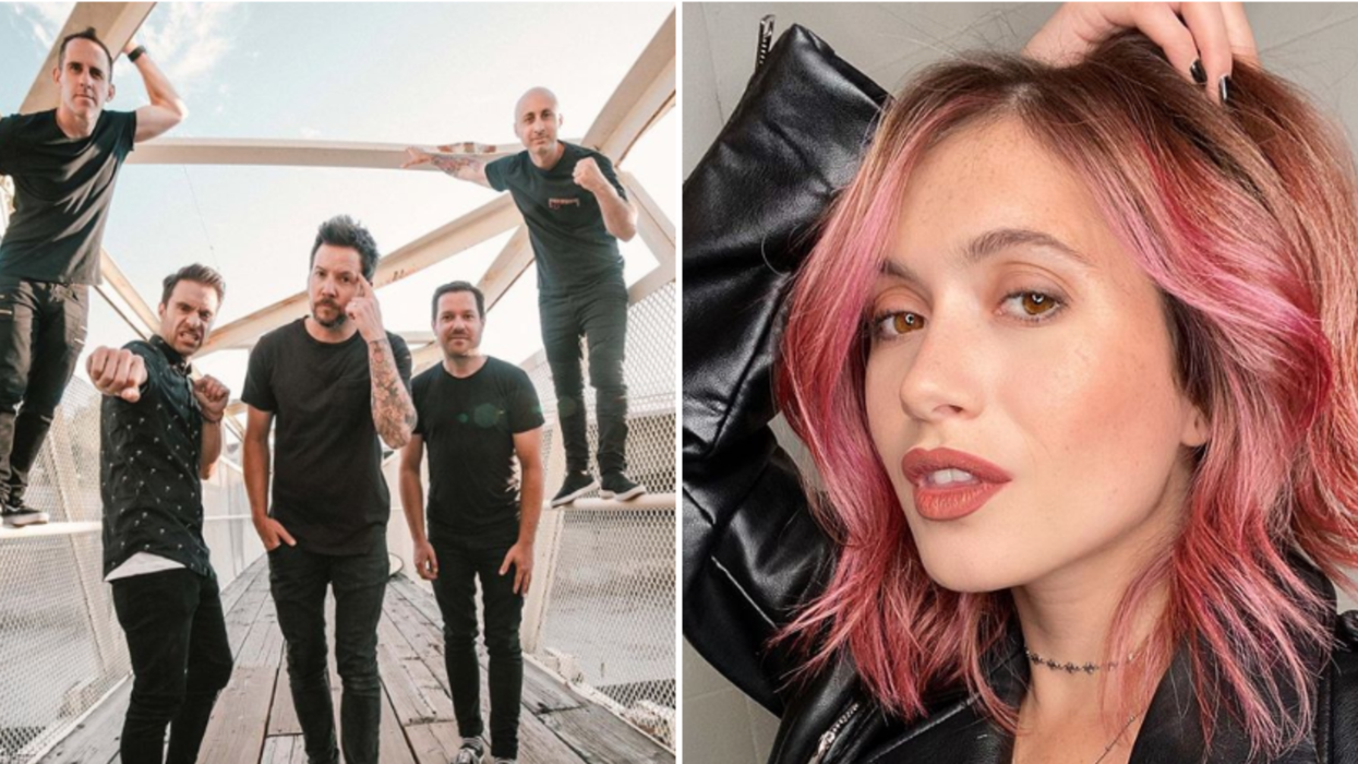 Lysandre Nadeau et David Desrosiers de Simple Plan en voyage ensemble