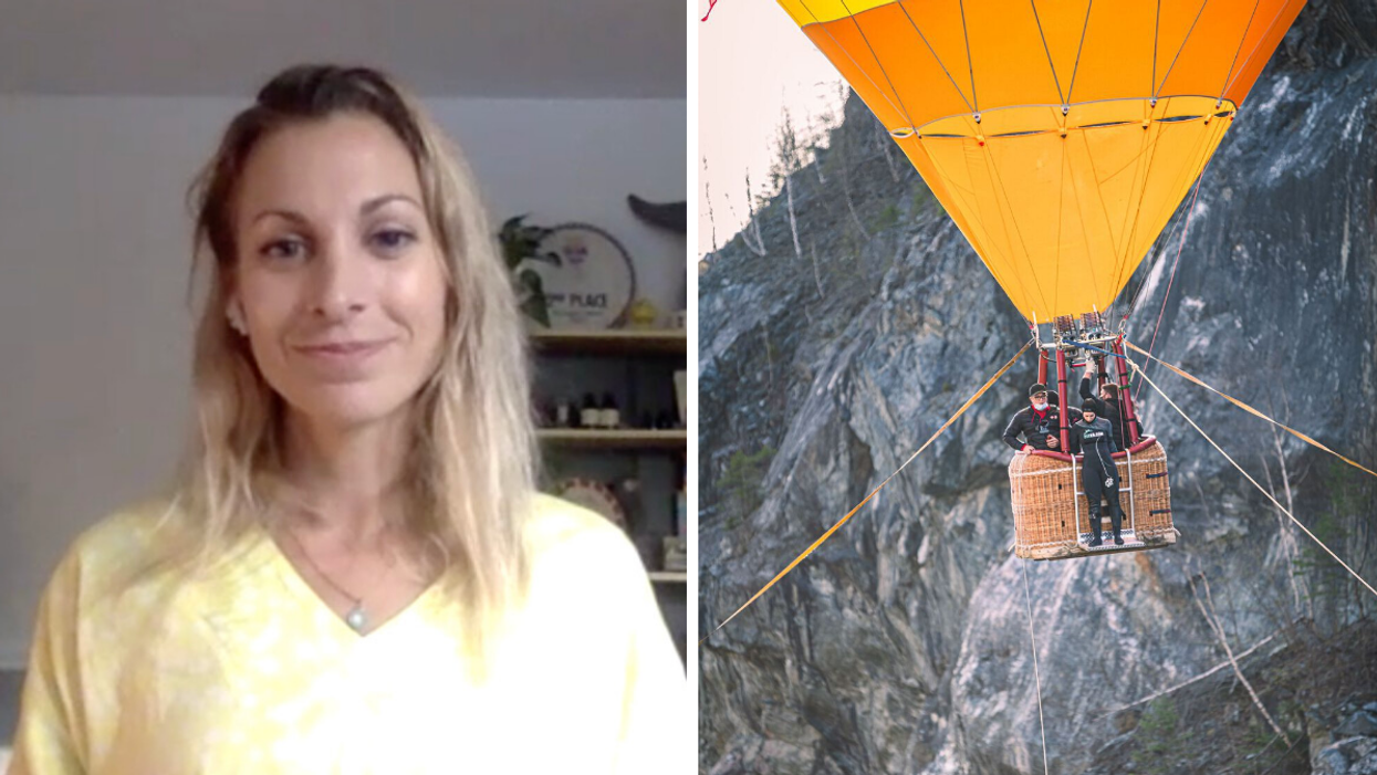 Lysanne Richard plongera d'une montgolfière au Québec et elle se confie