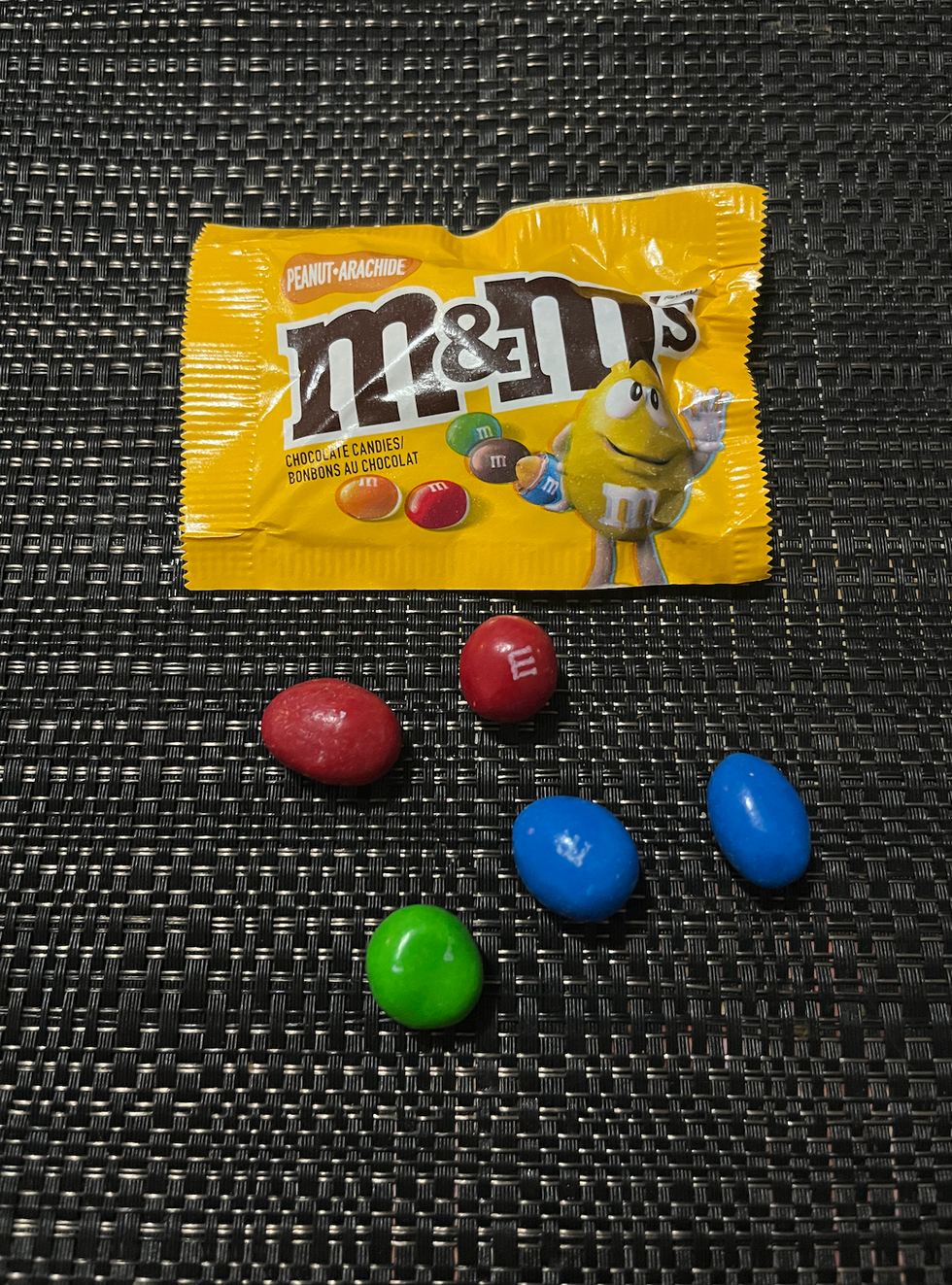 M&M's arachide pour Halloween.