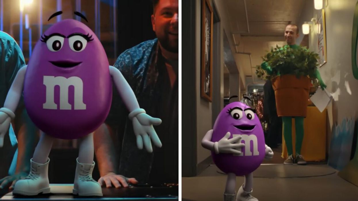 M&M’S New Purple 'Spokescandy' Dropped A Music Video & Here Are 4 Cameos You May Have Missed