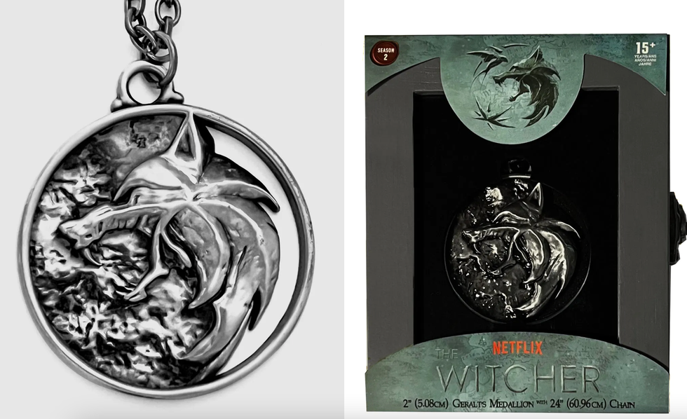 M\u00e9daillon de sorceleur.