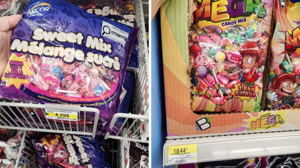 M\u00e9ga m\u00e9lange de bonbons.