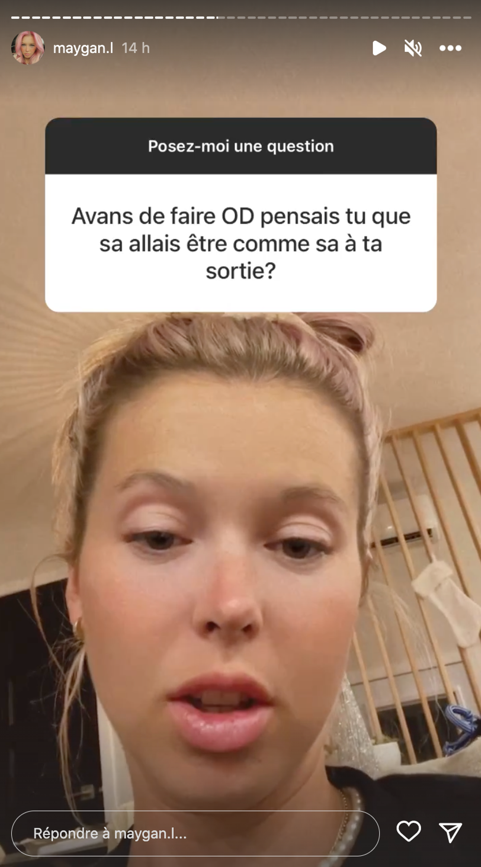 M\u00e9gane d'OD Martinique lors d'un QnA.