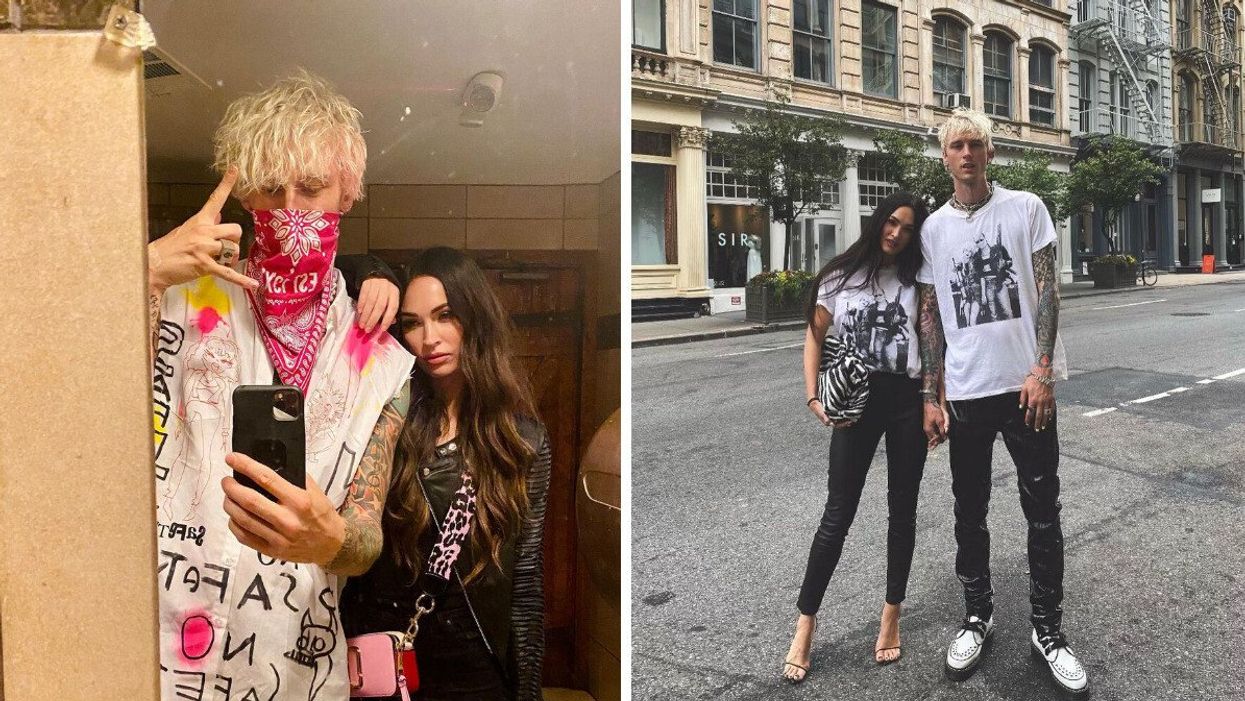 Machine Gun Kelly and Megan Fox.