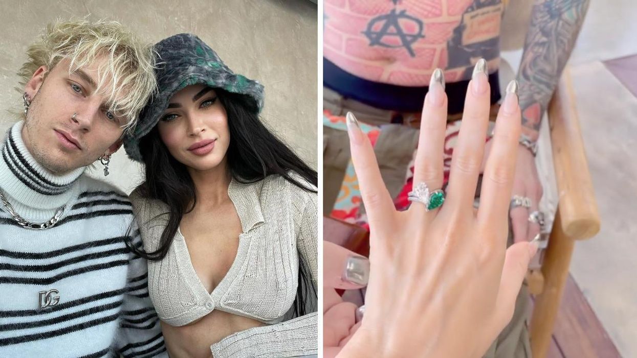 Machine Gun Kelly Designed Megan Fox's Engagement Ring To Hurt Her When She Takes It Off
