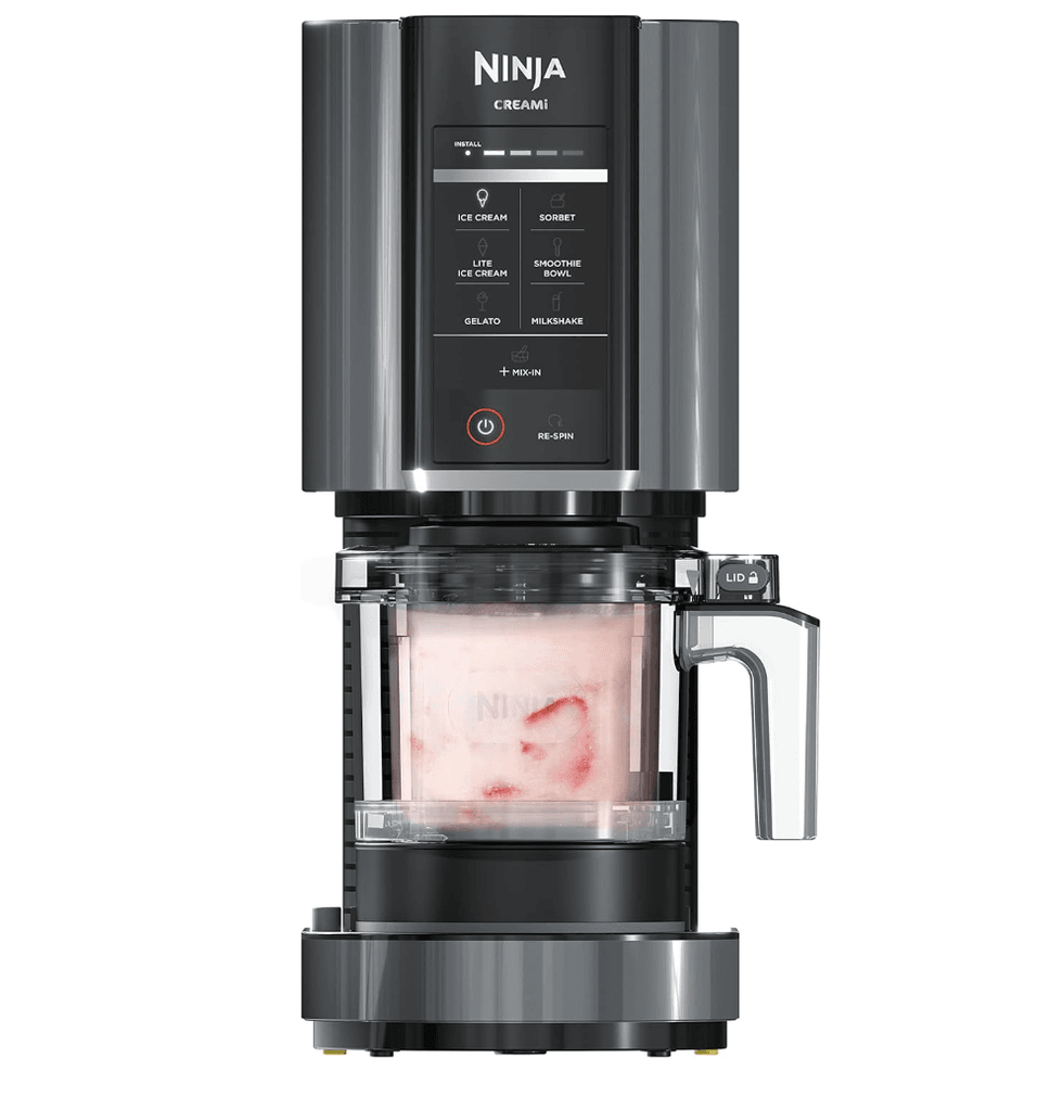 Machine \u00e0 cr\u00e8me glac\u00e9e Ninja CREAMi avec contenant et programmes sur le site d'Amazon Prime.