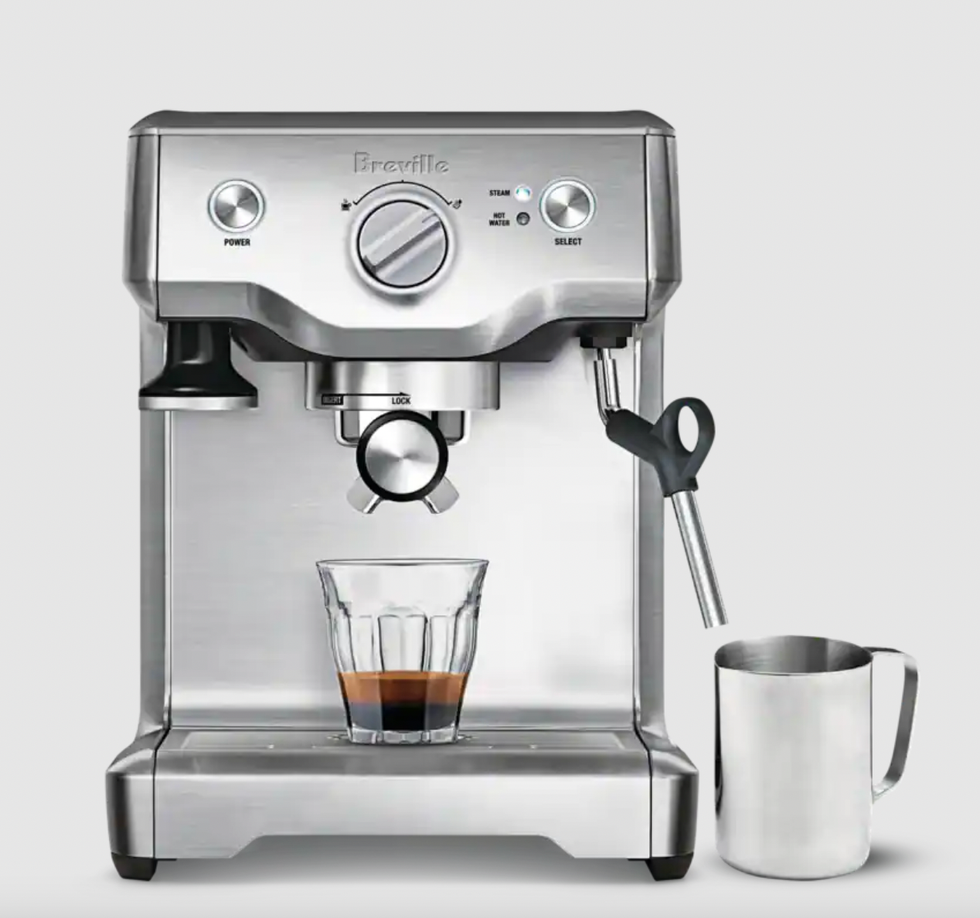 Machine \u00e0 espresso manuelle Breville.