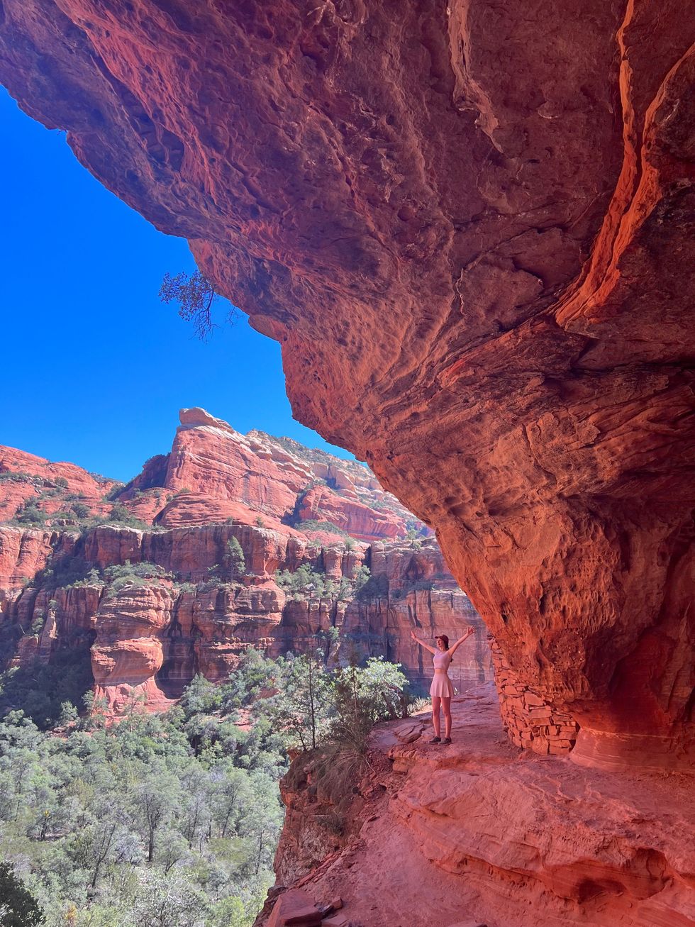 Madeline at Boynton Canyon.