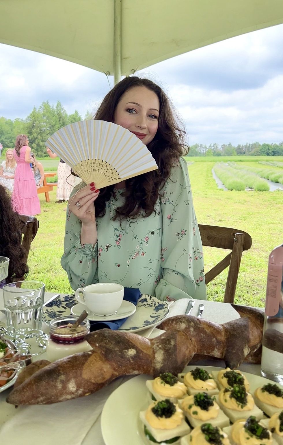 Madeline at the lavender picnic.\u200b